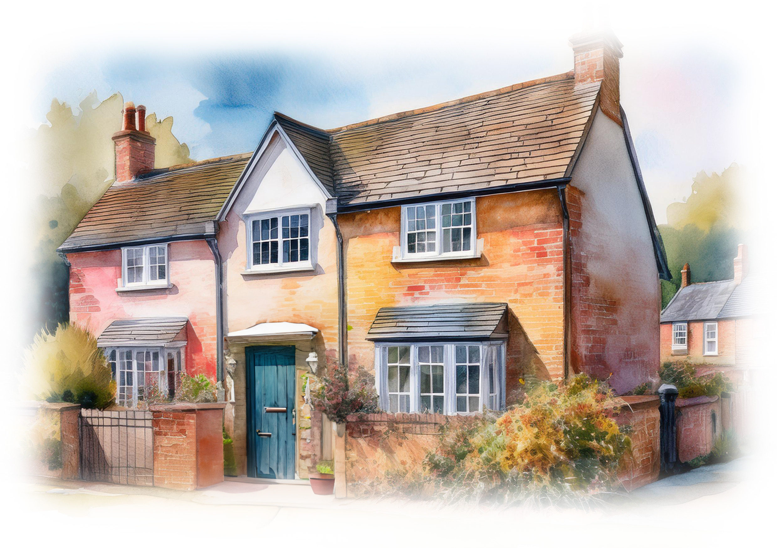 House type illustration